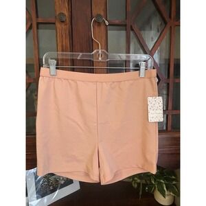 Free People Movement Peach Orange Bike Shorts‎ Size Large NWT